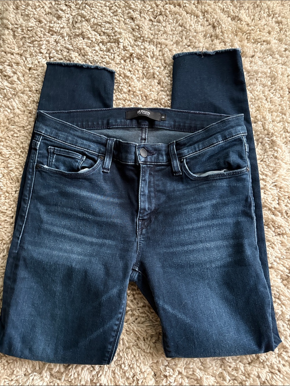 Hudson Krista Super Skinny in Dark Blue Indigo